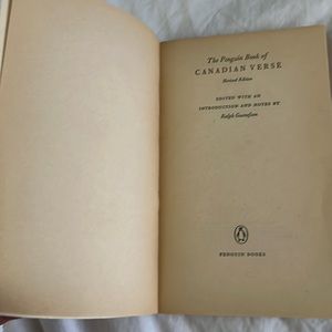 The Penguin Book of Canadian Verse